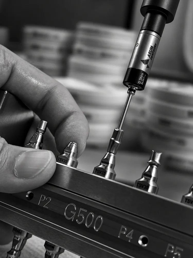 Precision work with laboratory instruments